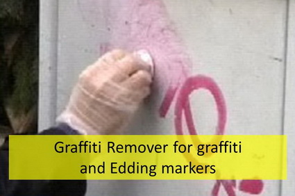 Graffiti Remover for graffiti and Edding markers