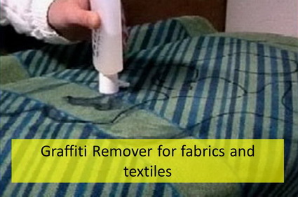 Graffiti Remover for fabrics and textiles