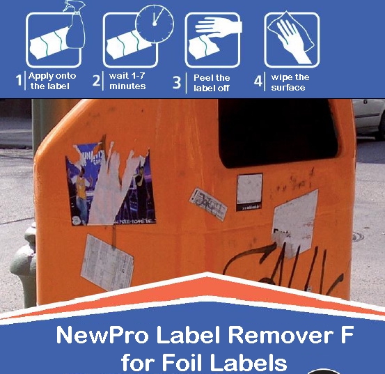 NewPro Label Remover F for Foil Labels 